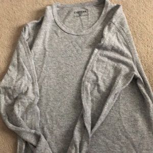 Men’s waffle long sleeve T shirt